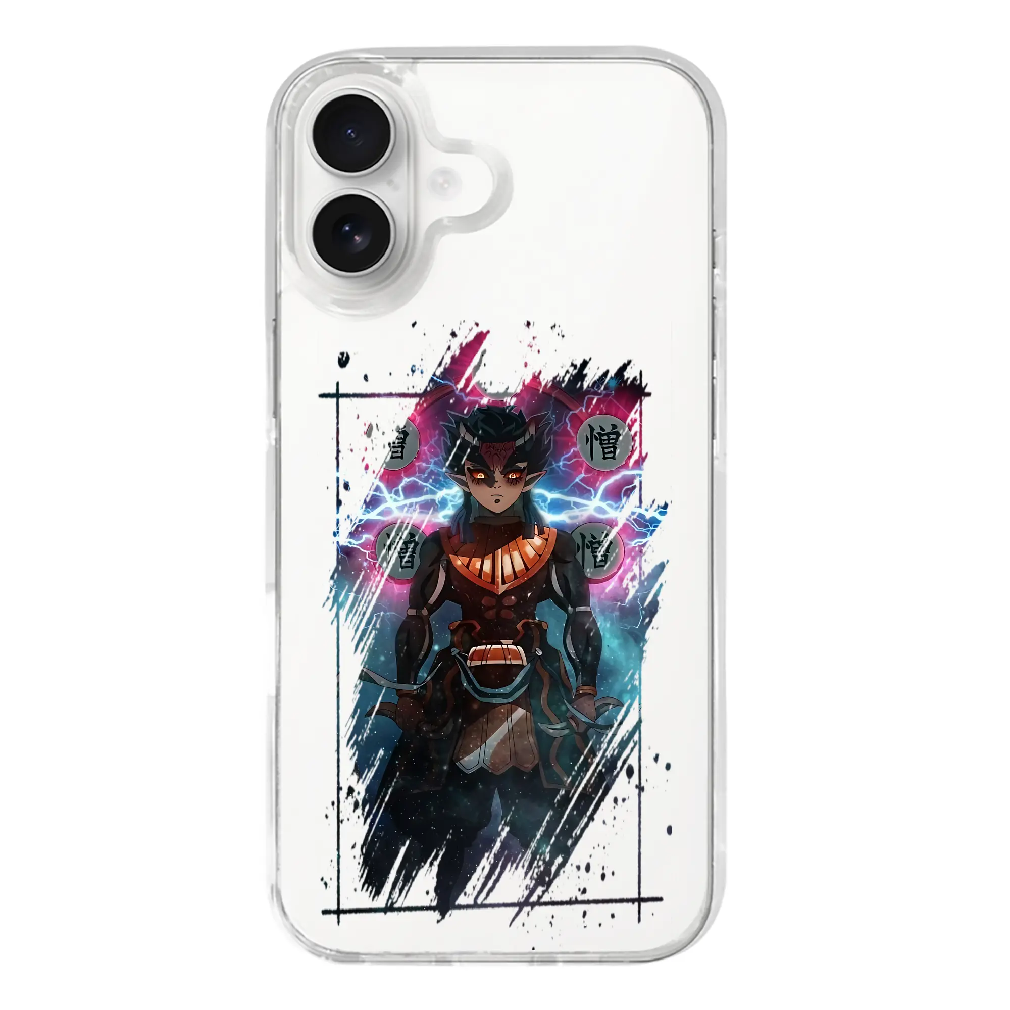 鬼滅の刃 グッズ,半天狗 - iPhone 17シリーズ 透明スマホケース – 薄型・耐衝撃・精密フィット保護カバー